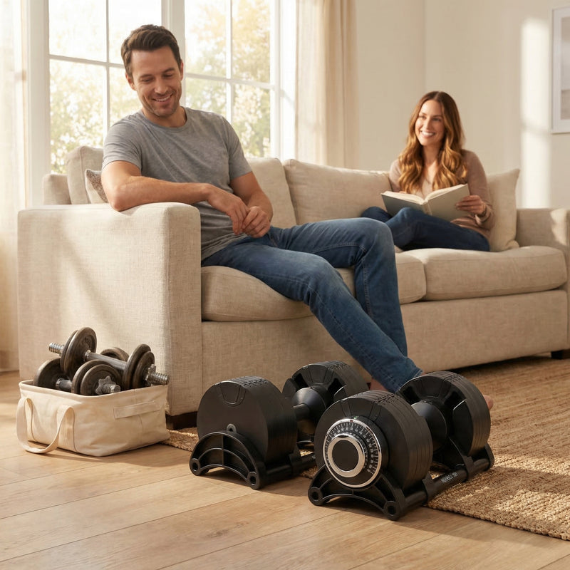 Elite Adjustable Dumbbell Set | All-in-One Strength Training System