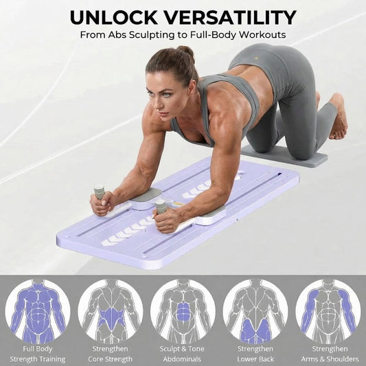 Elite Home Pilates Reformer Station | 7-in-1 Portable Studio for Sculpting & Strength