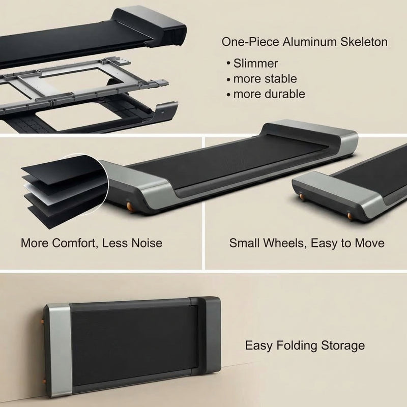 Elite Ultra-Slim Walking Pad | 180° Foldable Under-Desk Treadmill